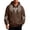 Khaki, variant on VeFlora Y2K Graphic Zip Up Hoodie for Men, Long Sleeve Drawstring Oversized Sweatshirt for Daily Wear Party(Black1/L)