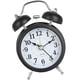 thumbnail image 1 of Inteprter Reloj despertador de campana doble de 3 pulgadas, marco de Metal, esfera 3D con retroiluminación, luz nocturna, reloj de de escritorio para Electrónica Negro, 1 of 6