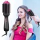 thumbnail image 1 of Peine de aire caliente tres en uno para secar, rizar y alisar el cabello. Secador, rizador y plancha de pelo multifuncional con ajuste inteligente de temperatura., 1 of 6