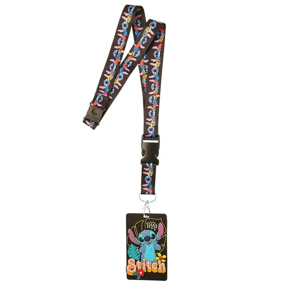 Disney’s Unisex Stitch Lanyard with Badge 20"