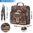 thumbnail image 2 of FORMRS Zipper Binder with Shoulder Strap 2-inch Ring 500 Sheet Capacity File Bag, Red Abstract Eagle, 2 of 5