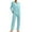 Light Blue, variant on FAIWAD Women's Knitted Loungewear Sets Long Sleeve V Neck Pullover Sweater and Wide Leg Pants Casual Plus Size 2 Piece Outfits