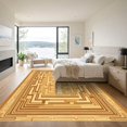 thumbnail image 3 of ODIKA 3'x5' Machine Washable Non-Slip Area Rug, Geometric Tan High Traffic Rug, Beige, 1069174, 3 of 7