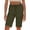 #01 Army Green 【Mix & Match: Stock Up on Your Favorite Colors】, variant on Women's Mid Waist Casual Shorts with Pockets, Tummy Control Stretchy Pull On Shorts, Soft Comfortable Summer Bottoms for Everyday Wear & Travel, Elastic Waist Dress | TruBelle,Army Green L