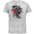 thumbnail image 1 of Japanese Bonsai Tree Ink Splatter Mens Soft T Shirt, 1 of 1