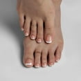 thumbnail image 2 of BTArtbox Press On Toenails - Hope Hope, Square, Lamp-Curable, 4-Week Wear, Easy-to-Apply, 30 Count All-in-One Kit, 2 of 9