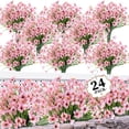 thumbnail image 1 of Flores artificiales ColoPlay Peach, 24 paquetes para interiores y exteriores, 1 of 7