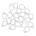 thumbnail image 2 of Almencla 20pcs Maggot Clip 3 Sizes Matt Black Hair Rig HLS Terminal as picture show, M M, 2 of 8