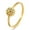 Gold, variant on Laser Viking Compass Stainless Steel Ring: Electroplated Titanium Steel Engraved Norse Jewelry for Men and Women