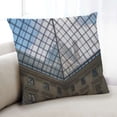 thumbnail image 1 of Ahgly Company Sites Louvre Museum Indoor Throw Pillow, 18 inch by 18 inch, 1 of 6