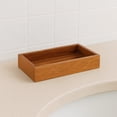 thumbnail image 2 of Evideco French Home Goods Acacia Soap Dish Cup Only Chic Exotic Acacia Soap Dishes, 2 of 8