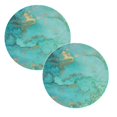 thumbnail image 1 of Oleegame 2 Pcs Set de 2 Sets de Table Absorbants Ronds en Céramique pour Table à Thé Maison Isolation Thermique, 1 of 4