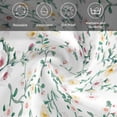 thumbnail image 6 of Spring Flowers Cloth Napkins, Yellow Pink Floral Leaves Country Farm Plants Washable and Reusable Dinner Napkins Set of 8, Table Napkin for Kitchen Party Birthday Wedding Hotel Housewarming 20"x20", 6 of 9
