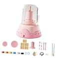 thumbnail image 5 of Tachiuwa Kids Electric Pottery Wheel Set Craft Making Kit Diy Creative Education Toys Children in Parents Interactive Toy Ceramic Machine Pink with 10 Clay, 5 of 9
