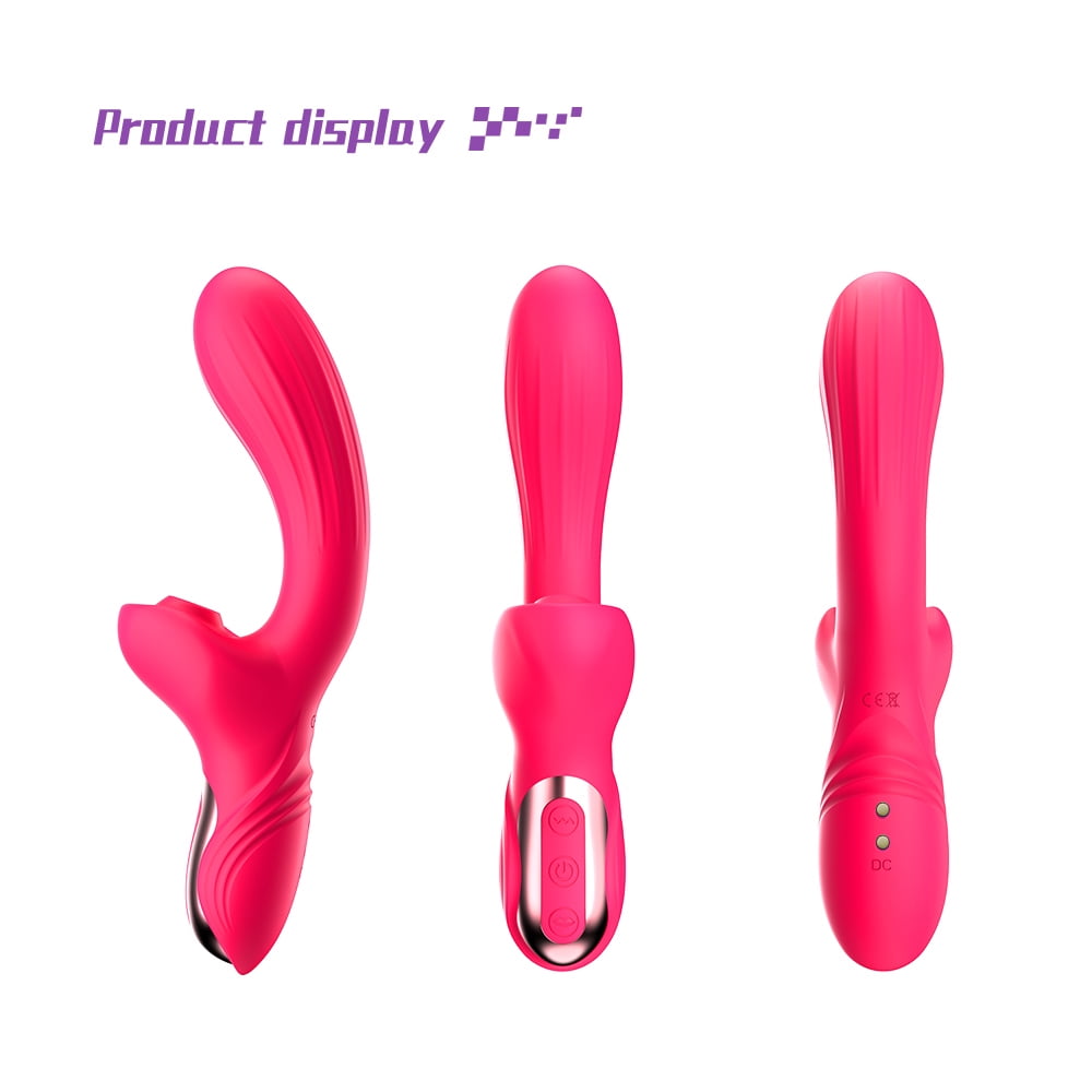Bigbanana 10 Frequency Waterproof Vibrator for Women, Wireless Powerful Sex  Toy for Adult, USB Rechargeable Personal Wand Massager for Couple, Rose Red 