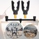 thumbnail image 5 of Soporte portátil para caña de pescar con soporte para poste de portería de pesca Buzz Bar Pod 25cm Negro, 5 of 9