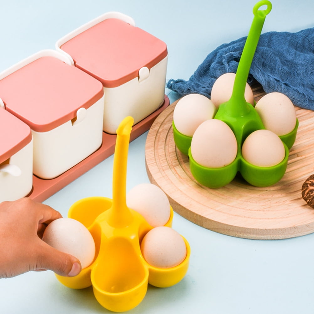 SEWCHICS Silicone Egg Holders Green 2Pcs For Cooking Eggs