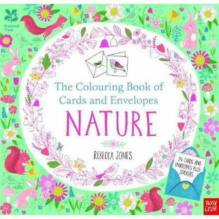 The National Trust: Colouring Book of Cards and Envelopes: Nature (Paperback)