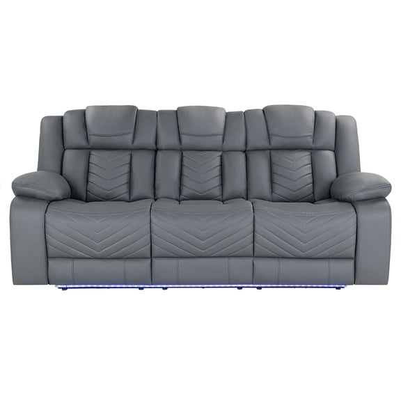 Gowe Wood Power Reclining Sofa with DDT and LED
