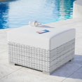 thumbnail image 6 of Modway Convene Outdoor Patio Ottoman in Light Gray White, 6 of 6