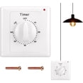 thumbnail image 1 of Countdown Switch: 60 Minutes Timer Light Switch with Timer, Waterproof, Surface Mount, Suitable for Bathroom, Fan, Lamp, 1 of 5