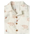 thumbnail image 3 of Modern Moments by Gerber Baby Boy Short Sleeve Poplin Romper, Sizes 0/3 -24 Months, 3 of 9