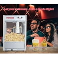 thumbnail image 7 of 12 OZ Large Popcorn Machine for Movie Night, Commercial Popcorn Popper Machine with 10 PACK Popcorn Buckets, Temperature Control with Digital Display,Old Fashion Popcorn Machine Movie Theater Style, 7 of 7