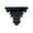 Black, variant on Gothic Carved Floating Wall Shelf Vintage Scroll Corbel Display Rack Decorative Bracket Shelf For Photos Figurines Kitchen Bedroom(White-15.8Cm)