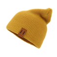 thumbnail image 3 of Otoño e invierno 11 Gorro de punto con etiqueta de cuero Gorro de lana para padres e hijos Gorro cálido con protección para las orejas Gorro de moda, 3 of 5