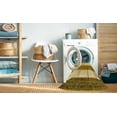 thumbnail image 2 of Ahgly Company Machine Washable Indoor Rectangle Abstract Dark Bisque Brown Area Rugs, 2' x 5', 2 of 7