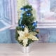 thumbnail image 3 of Flores artificiales huecas Decoración de árboles de Navidad para el hogar (Oro) Likrtyny Para estrenar, 3 of 6
