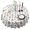 White Cow Hat, variant on White Cow Milk Cloud Pattern Round Tablecloth 60"x60",Wrinkle Wipeable Table Cloth for Kitchen Dining Room Picnic Patio Party