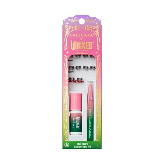 FALSCARA X WICKED: FOR GOOD False Eyelashes, Lash Extension Kit, 10 Lash Clusters - Wickedly Wonderful