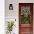 thumbnail image 6 of Wildflower Door Hanging Basket with Berries - Artificial Flower Wreath for Front Door - Faux Floral Arrangement for Home Decoration - Rustic Farmhouse Garland for Indoor Outdoor Use - 1 Piece, 6 of 6