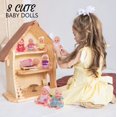 thumbnail image 4 of CLICK N' PLAY Small Baby Doll Set, Set of 8, 5 Toddler Baby Doll, Nursery Playset Tiny Plastic Babies, Small Dolls, Toddler Toy, Baby Doll Playset, Mini Baby Dolls for Girls Toddlers and Kids 3+, 4 of 5