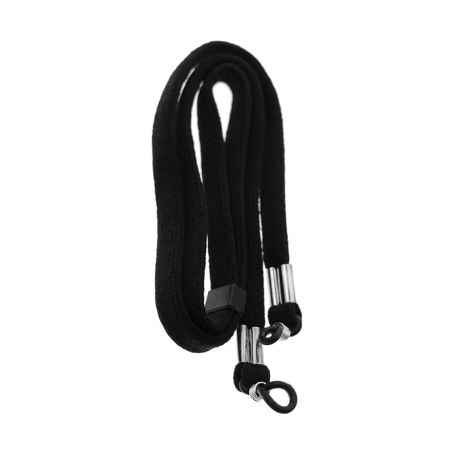 Bunblic Sangle de Lunettes Ajustable Légère Mode pour Hommes Femme Sangle de Lunettes Retenue de Lunettes pour Fête Bureau Performance sur Scène Noir