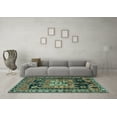 thumbnail image 3 of Ahgly Company Indoor Rectangle Persian Turquoise Blue Traditional Area Rugs, 2' x 3', 3 of 4