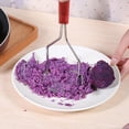 thumbnail image 4 of Dalazy Potato Masher Stainless Steel Fruit Ricer Stainless Steel Potato Handle Potato Ricer Non-slip Handle Kitchen Cooking Potato Crusher Tool, 4 of 6