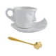 thumbnail image 5 of Taza con diseño de rostro humano, para mesa, para jugo, agua, té, café con leche Blanco, 5 of 9