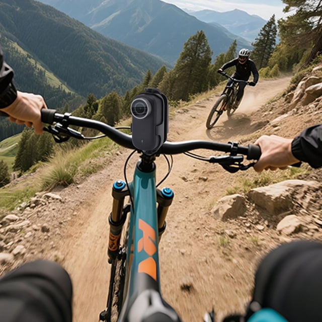 Cámara De Acción Portátil 4K Con Pulgar, Cámara De Grabación De Vídeo Portátil, Conexión WIFI, Fotografía Gran Angular Para Viajes En Bicicleta