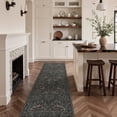 thumbnail image 2 of GENIMO 2'x3' Area Rug for Entryway, Machine Washable Non Slip Low Pile Indoor Door Mat for Front Door Kitchen Bathroom, Soft Modern Art, Dusty Charcoal, 2 of 6