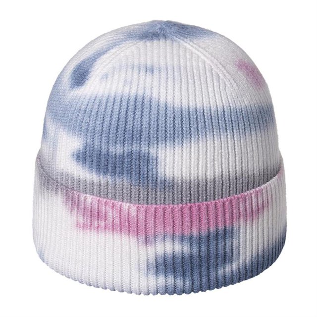Minnieouse Gorro de punto para mujer, gorros para mujer al aire libre, gorros térmicos con estilo, gorros de punto elásticos a la moda, Sombreros azul y rosa