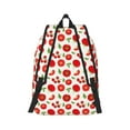 thumbnail image 3 of Daiia Fresh Red Tomato Vintage Canvas Backpack for Men and Women ,Hiking Backpack,Travel Laptop Bag for School,Large Capacity Backpack, 3 of 8