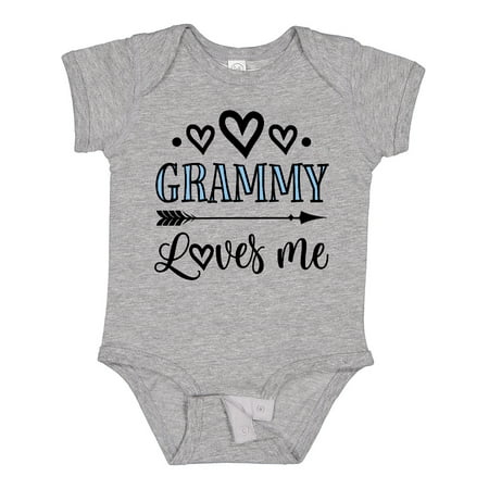 

Inktastic My Grammy Loves Me Grandchild Gift Baby Girl Bodysuit