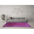 thumbnail image 3 of Ahgly Company Indoor Round Persian Purple Traditional Area Rugs, 7' Round, 3 of 4