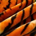 thumbnail image 6 of JML King Size Fleece Bed Blanket Reversible Thick Soft Warm Blanket 83 x 91 inches,5.7lbs, Tiger/Tiger, 6 of 8