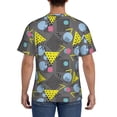 thumbnail image 2 of Rocae Geometric for Men's Moisture-Wicking Crew Tee - T-Shirt for Sports, Outdoor Activities, and Casual WearLarge, 2 of 9