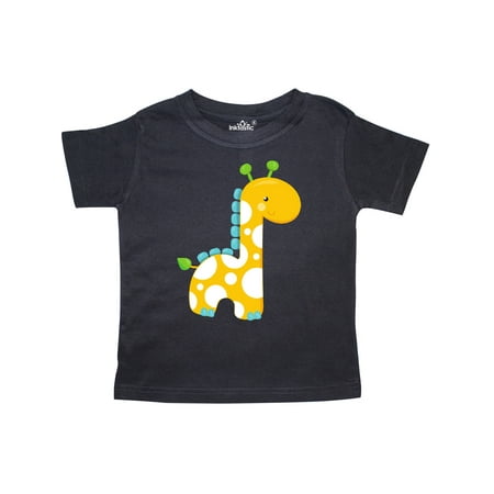 

Inktastic Cute Giraffe Little Giraffe Yellow Giraffe Gift Toddler Boy or Toddler Girl T-Shirt