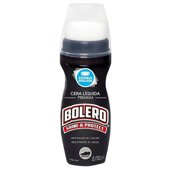 Cera líquida Bolero shine & protect color negro 60 ml