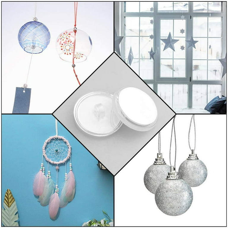 Ceiling Hook White Lanterns Decorative Wall Hooks Heavy Duty 30 Sets  Decorate Plastic Sticker Hanging Adhesive 